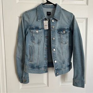 J. Crew Classic Light Blue Denim Jacket XXS NEW WITH TAGS